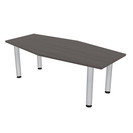 Skutchi Designs 33.5 in W, 69.5 in L, 29 in H, Engineered Wood Top, Brown HAR-HEXIR-34X70PT-25